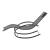 Scaun balansoar gradina Tarent 150 Kg gri inchis [en.casa] HausGarden Leisure