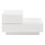 Noptiera cu 2 sertare Sebokeng WM 38 x 70 x 35 cm alb mat [en.casa] HausGarden Leisure