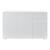 Comoda Paarl WM cu 3 usi si 2 sertare alb mat [en.casa] HausGarden Leisure