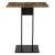Masa bucatarie Lindesnes WOS efect lemn de nuc/negru [en.casa] HausGarden Leisure