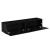 Comoda TV Evaton SHO montabila pe perete negru extra lucios [en.casa] HausGarden Leisure
