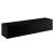 Comoda TV Evaton SHO montabila pe perete negru extra lucios [en.casa] HausGarden Leisure