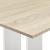 Masa bucatarie Lindesnes EW efect stejar/alb [en.casa] HausGarden Leisure