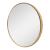 Oglinda de perete rotunda Modugno 60 cm auriu [en.casa] HausGarden Leisure