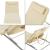 Saltea plaja Cellorigo set 2 buc bej [en.casa] HausGarden Leisure
