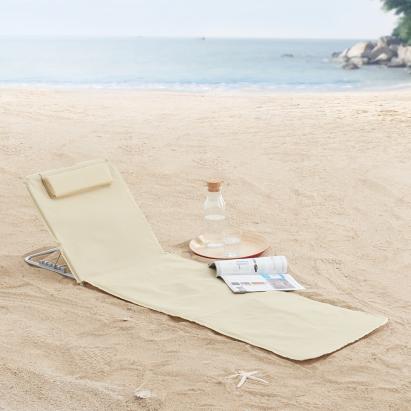 Saltea plaja Cellorigo set 2 buc bej [en.casa] HausGarden Leisure