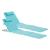 Saltea plaja Cellorigo set 2 buc turcoaz [en.casa] HausGarden Leisure