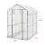 Solar gradina cu rafturi Oosterhout 120 x 186 x 190 cm transparent [en.casa] HausGarden Leisure