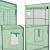 Solar gradina Vlaardingen 198 x 78 x 200 cm folie verde [en.casa] HausGarden Leisure