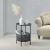 Masuta cafea Kruibeke metal negru [en.casa] HausGarden Leisure