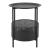 Masuta cafea Kruibeke metal negru [en.casa] HausGarden Leisure