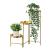 Suport plante Kallo pliabil cu 3 tavite metal galben aramiu [en.casa] HausGarden Leisure