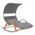 Scaun balansoar gradina Kasos gri inchis [en.casa] HausGarden Leisure