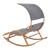 Scaun balansoar gradina Kasos gri inchis [en.casa] HausGarden Leisure