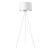 Lampa podea Manchester 150 cm 1 x E27 alb/argintiu [lux.pro] HausGarden Leisure