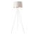 Lampa podea Manchester 150 cm 1 x E27 alb/argintiu [lux.pro] HausGarden Leisure