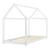 Pat copii Haus 166 x 88 x 127 cm lemn alb [en.casa] HausGarden Leisure