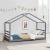 Pat copii Vardo DG90 gri inchis mat lacuit [en.casa] HausGarden Leisure