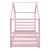 Pat copii Vardo R90 roz mat lacuit [en.casa] HausGarden Leisure