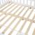 Pat casuta copii cu grilaj protectie Treviolo 140x200cm lemn alb mat lacuit [en.casa] HausGarden Leisure