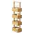 Raft uz casnic din bambus 4 compartimente depozitare Bardu 88 cm [en.casa] HausGarden Leisure