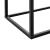 Bancheta tapitata dormitor Salta 120 x 40 x 38 cm negru [pro.tec] HausGarden Leisure