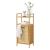 Cos rufe Rendalen cu sac colector detasabil si raft [en.casa] HausGarden Leisure