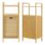 Cos rufe Rendalen cu sac colector detasabil si raft [en.casa] HausGarden Leisure