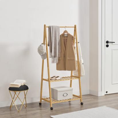 Suport haine Öckerö  69,5 x 43 x 152 cm [en.casa] HausGarden Leisure