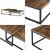 Set 2 masute cafea Haninge masuri diferite [en.casa] HausGarden Leisure