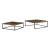 Set 2 masute cafea Haninge masuri diferite [en.casa] HausGarden Leisure