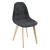 Scaune bucatarie Kopparberg S 3VE set 6 bucati fag negru [en.casa] HausGarden Leisure