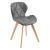 Set 2 scaune de bucatarie Almhult G gri [en.casa] HausGarden Leisure
