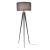 Lampa podea Faro 153 cm 1 x E27 gri deschis [lux.pro] HausGarden Leisure