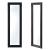 Oglinda de perete Livorno S 132 x 42 x 3,5 cm lemn negru [en.casa] HausGarden Leisure