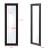 Oglinda de perete Livorno S 132 x 42 x 3,5 cm lemn negru [en.casa] HausGarden Leisure