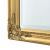 Oglinda de perete Livorno G 132 x 42 x 3,5 cm lemn auriu [en.casa] HausGarden Leisure