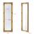 Oglinda de perete Livorno G 132 x 42 x 3,5 cm lemn auriu [en.casa] HausGarden Leisure