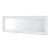 Oglinda de perete Livorno W 132 x 42 x 3,5 cm lemn alb [en.casa] HausGarden Leisure