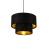 Lustra Lopar S30 1 x E27 negru/auriu [lux.pro] HausGarden Leisure