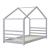 Pat copii Tina 200 x 90 cm lemn de brad gri [en.casa] HausGarden Leisure