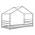 Pat copii Tina 200 x 90 cm lemn de brad gri [en.casa] HausGarden Leisure