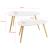 Masuta cafea Langesund W set 2 buc masuri diferite alb/natur [en.casa] HausGarden Leisure