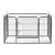 Tarc animale mici companie ABWI-5208 otel 125 x 85 x 70 cm [pro.tec] HausGarden Leisure