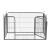 Tarc animale mici companie ABWI-5208 otel 125 x 85 x 70 cm [pro.tec] HausGarden Leisure