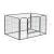 Tarc animale mici companie ABWI-5208 otel 125 x 85 x 70 cm [pro.tec] HausGarden Leisure