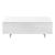 Masuta de cafea Calabria 85 x 55 x 31 cm alb lucios [en.casa] HausGarden Leisure