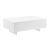 Masuta de cafea Calabria 85 x 55 x 31 cm alb lucios [en.casa] HausGarden Leisure