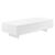 Masuta de cafea Ozana 115 x 55 x 31 cm alb lucios [en.casa] HausGarden Leisure