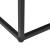Masuta cafea Romelia 47 x 100 x 50 cm metal negru mat [en.casa] HausGarden Leisure
